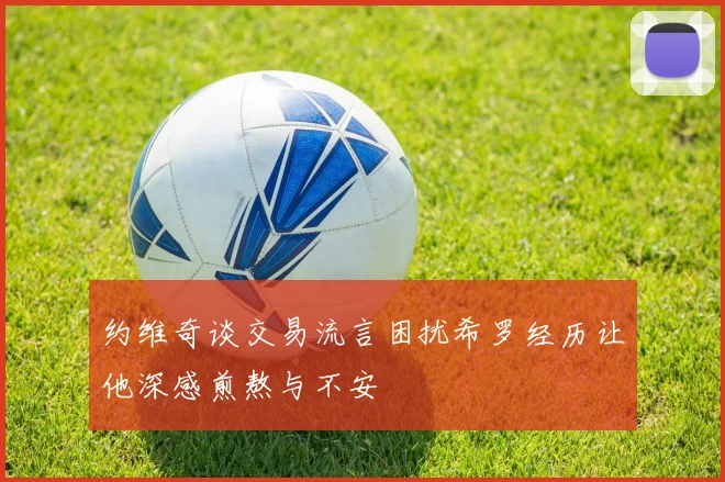 约维奇谈交易流言困扰希罗经历让他深感煎熬与不安
